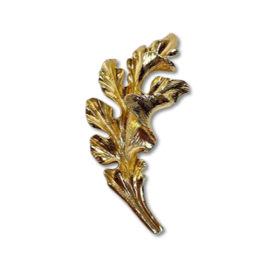 Broche feuille sauvage