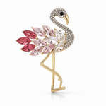 Broche flamant rose strass - Vignette | Brochiva