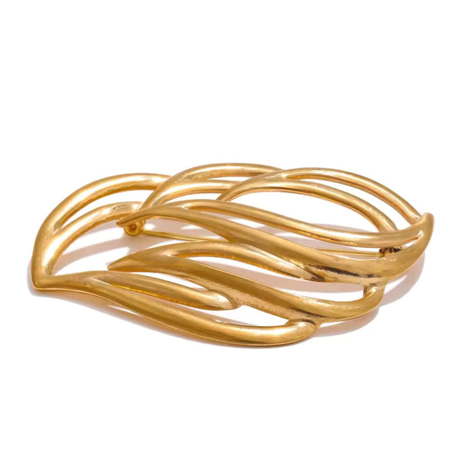 Broche flamme élégante