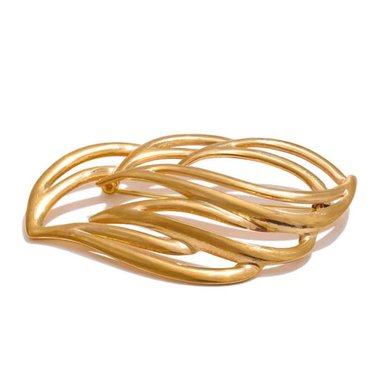 Broche flamme élégante