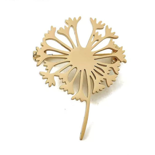 Broche fleur pissenlit