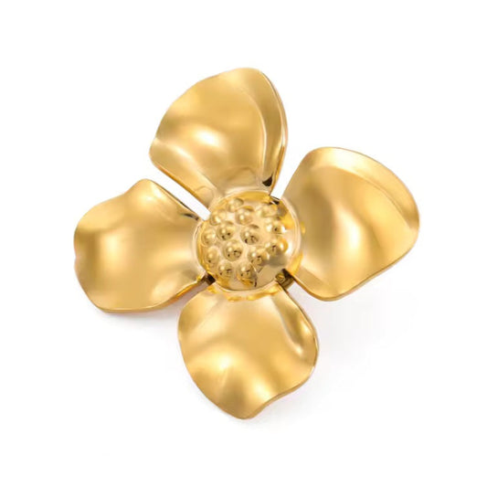 Broche fleur solaire