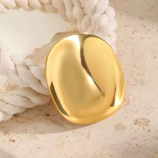 Broche galet photo