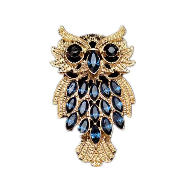 Broche hibou mystique