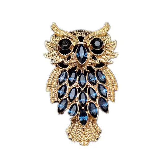 Broche hibou mystique