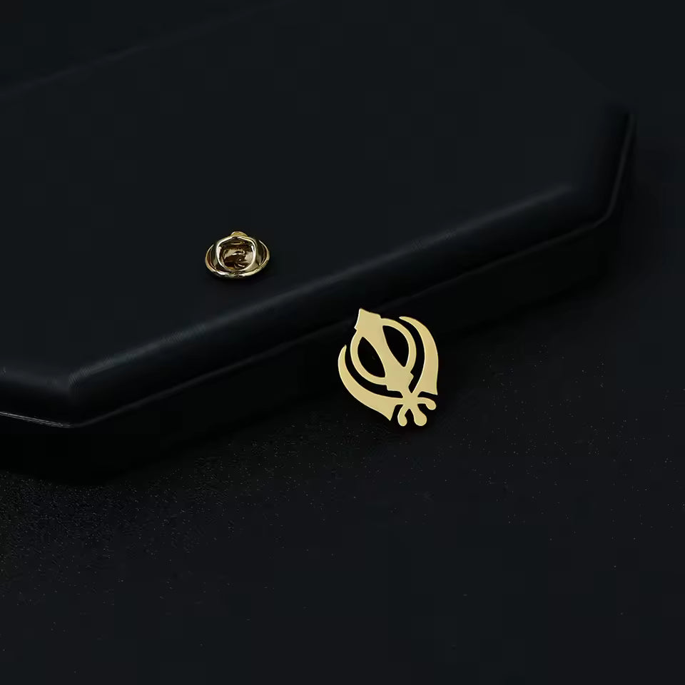 Broche khanda ouvert