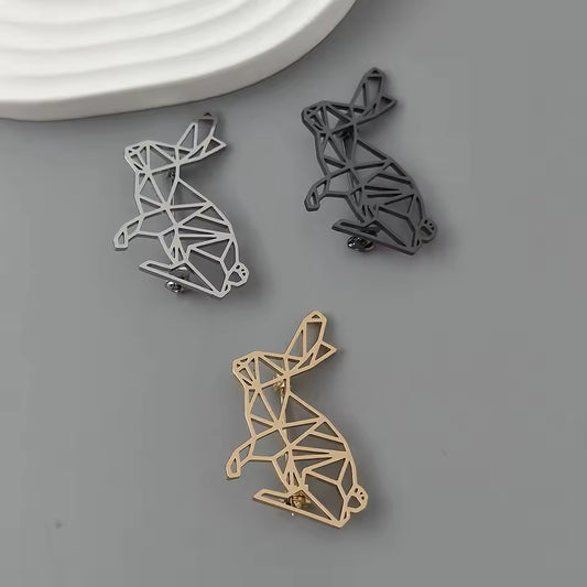Broche lapin ajouré photo