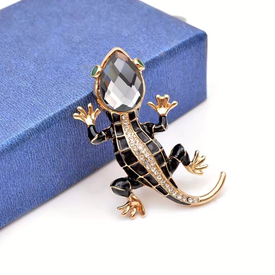 Broche lézard photo