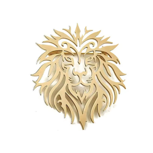Broche lion majestueux