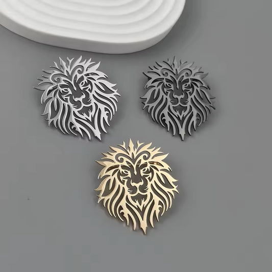 Broche lion majestueux photo