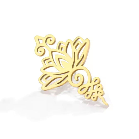 Broche lotus sacré