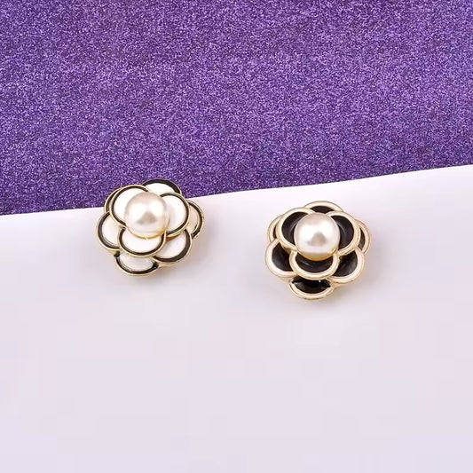 Broche magnétique fleur camélia photo