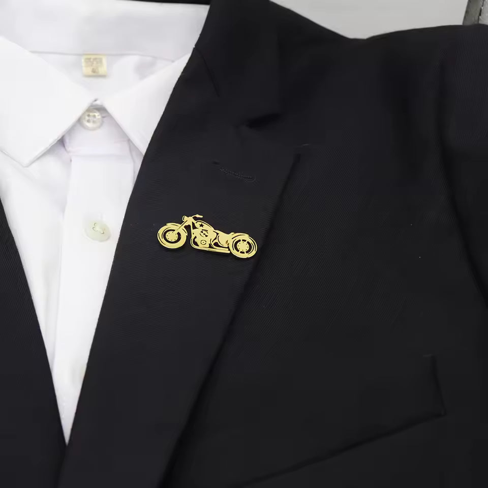 Broche moto porté
