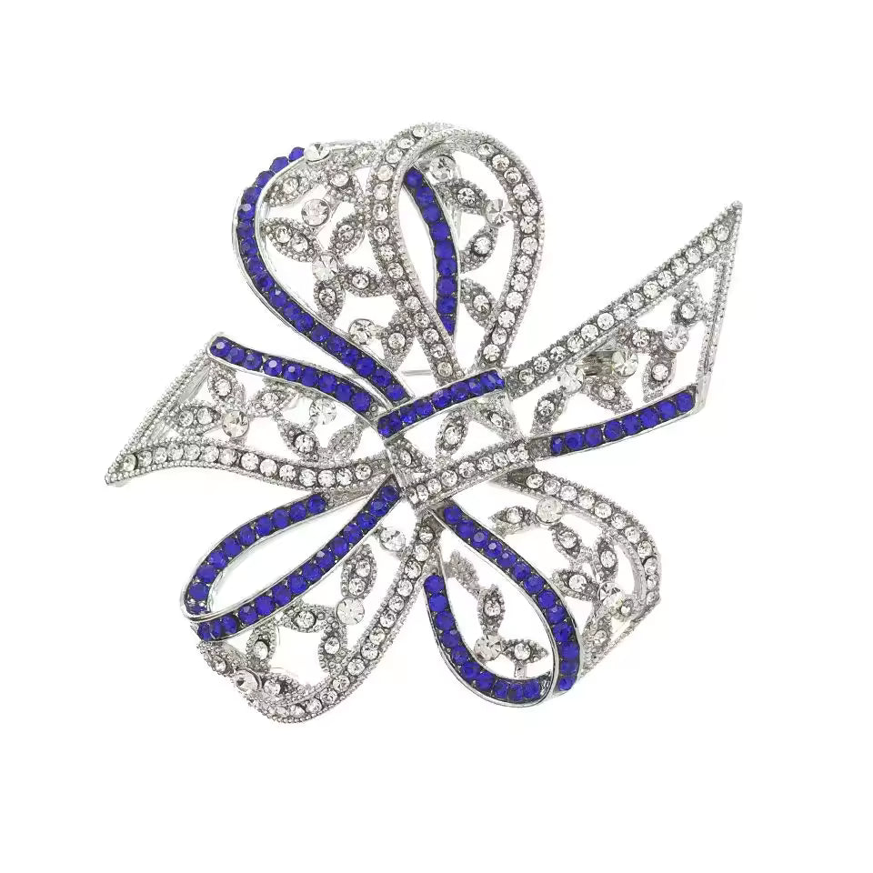 Broche nœud éclatant