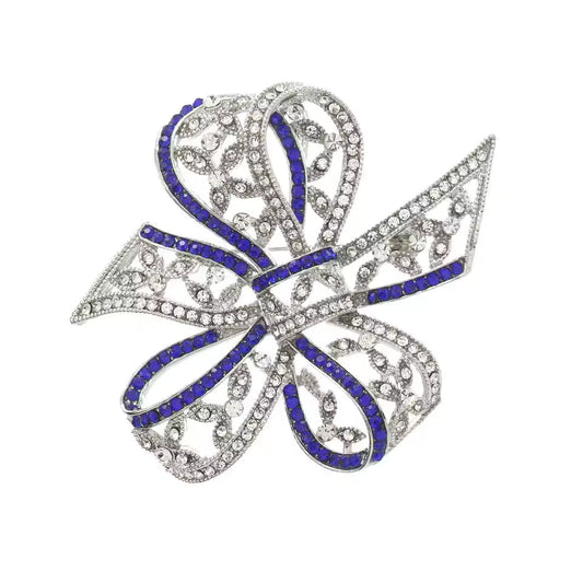 Broche nœud éclatant