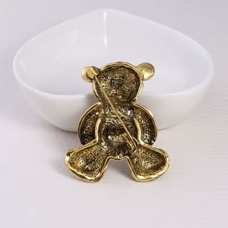 Broche nounours de dos