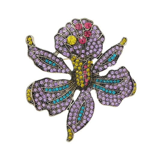 Broche orchidée éclat
