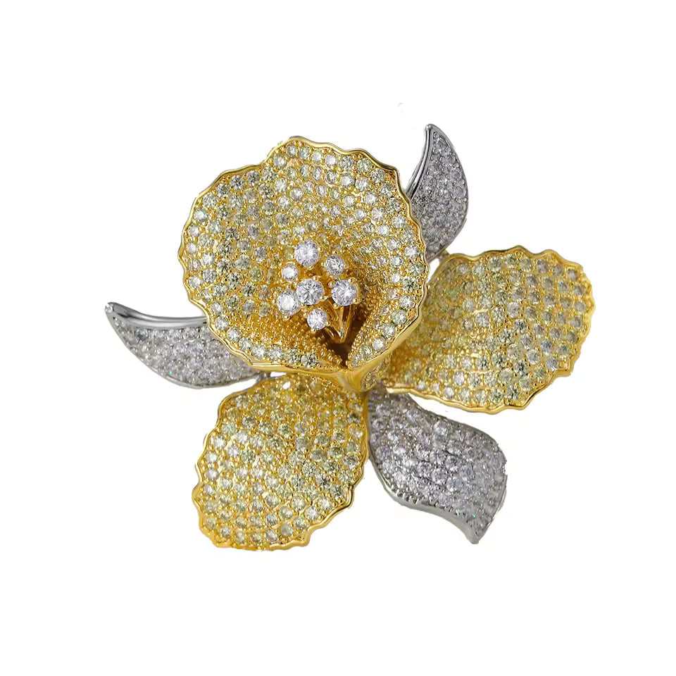 Broche orchidée éternelle