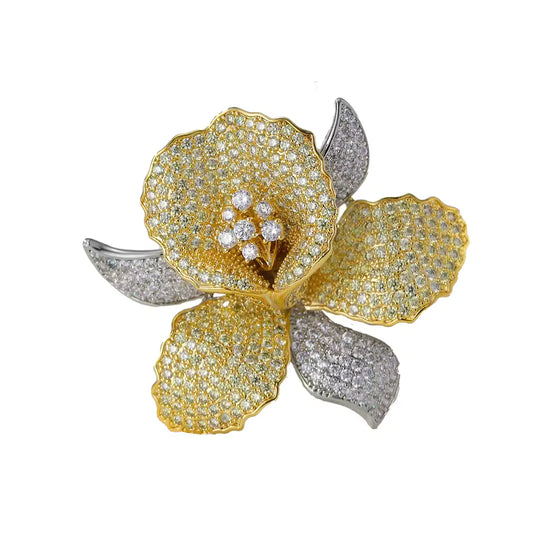 Broche orchidée éternelle