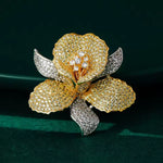 Broche orchidée éternelle - Vignette | Brochiva