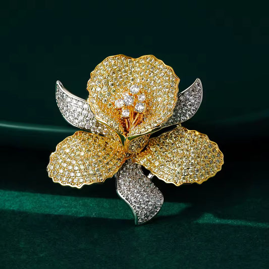 Broche orchidée éternelle photo