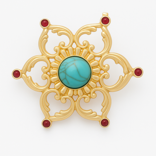 Broche perle royale