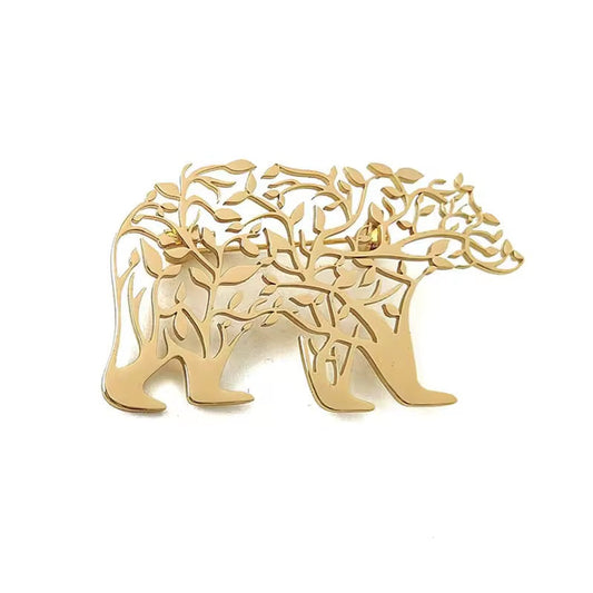 Broche ours arbre de vie