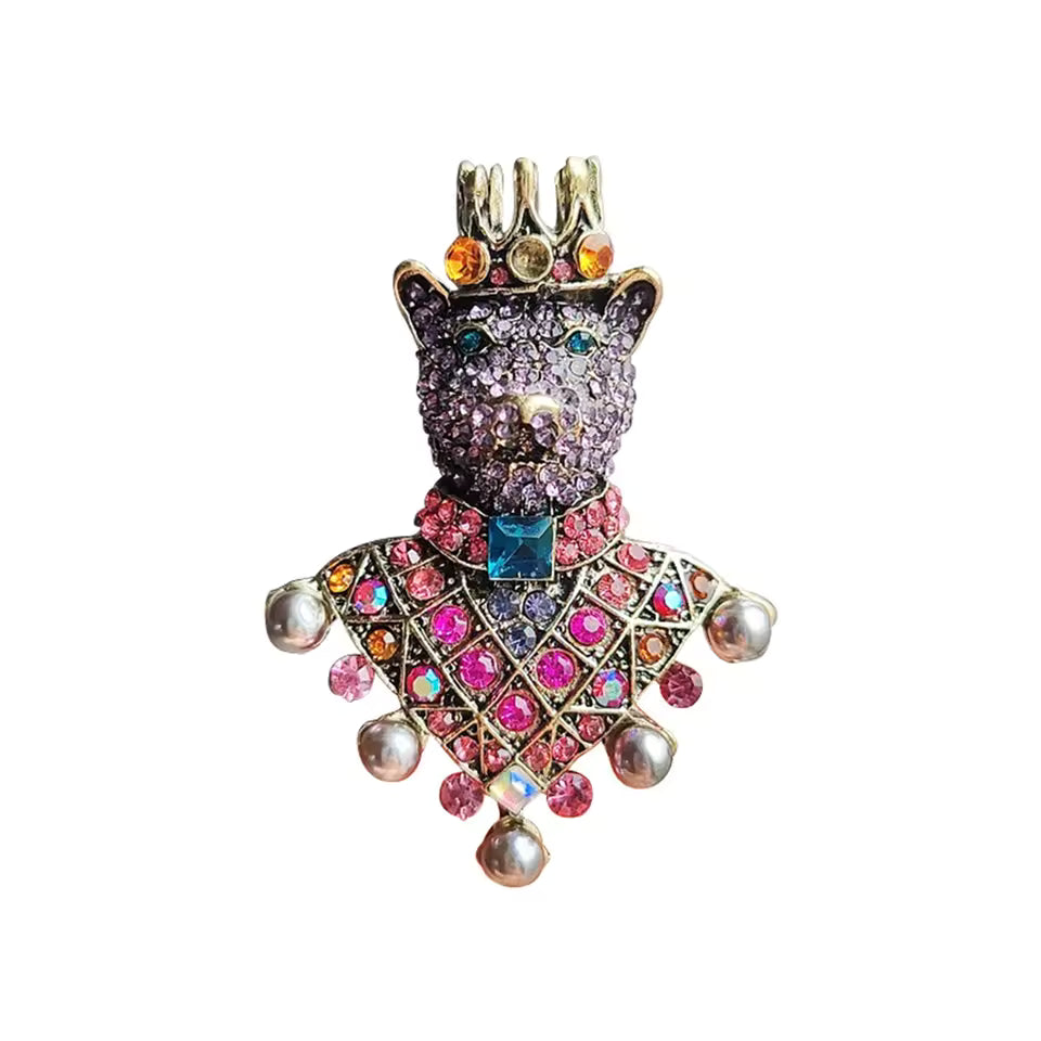 Broche ours souverain