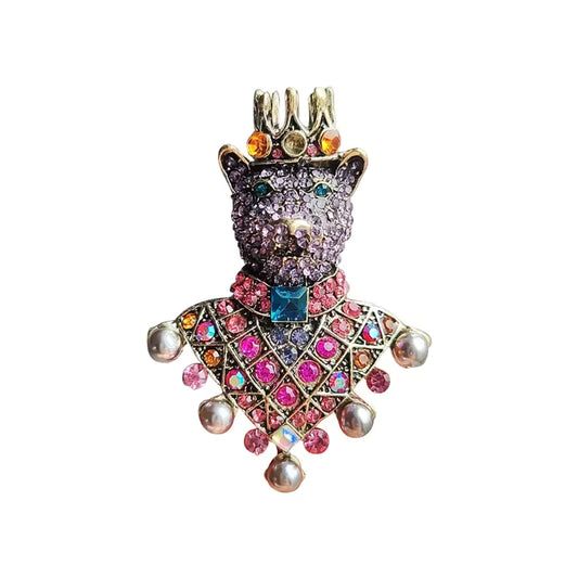 Broche ours souverain