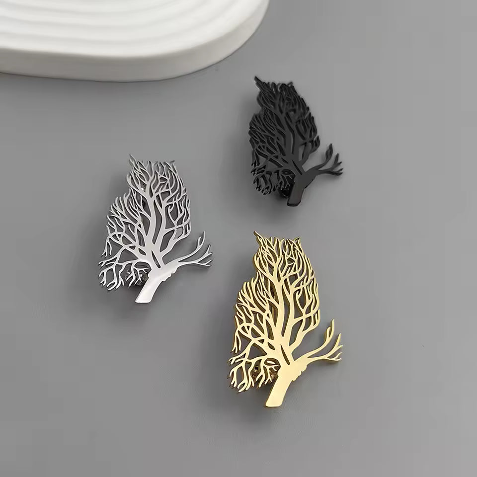 Broche papillon arbre de vie photo