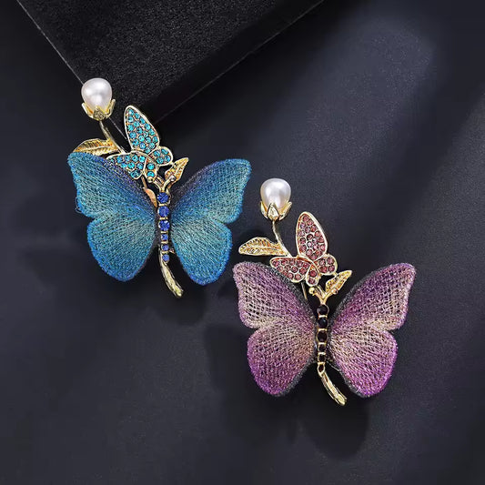Broche papillon céleste photo