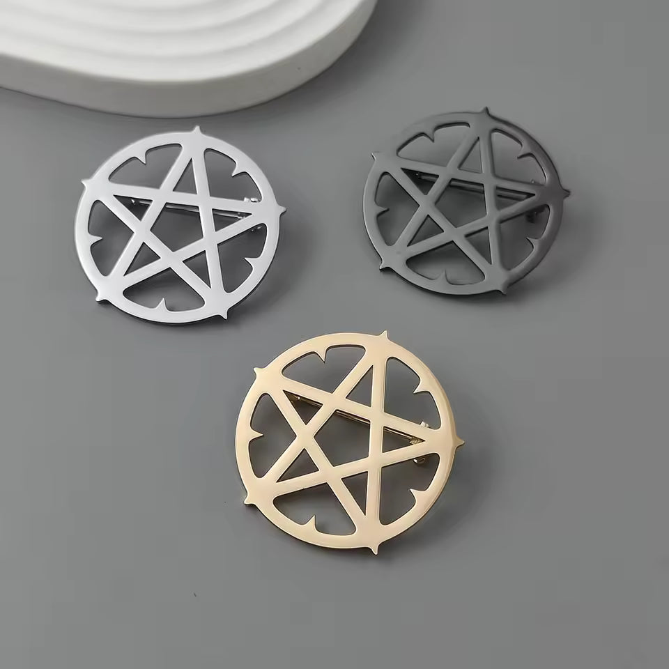 Broche pentacle cercle photo