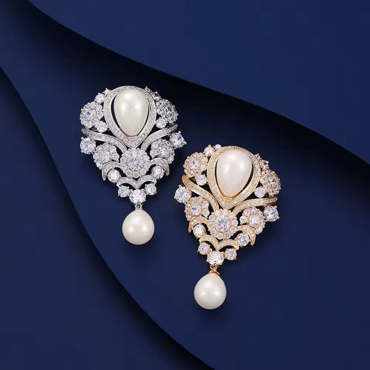 Broche perle de lumière photo