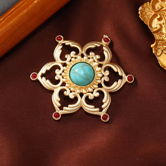 Broche perle royale