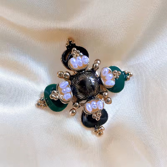 Broche perles baroque photo