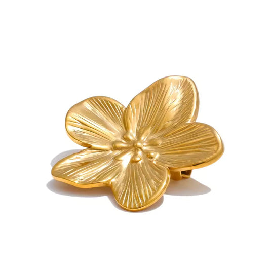 Broche pétale solaire