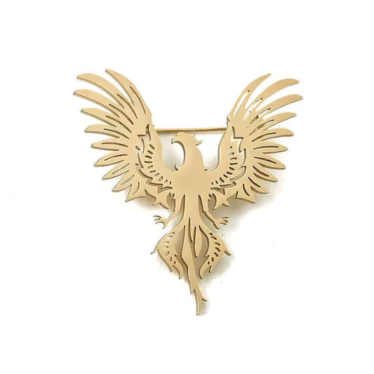 Broche phénix triomphant