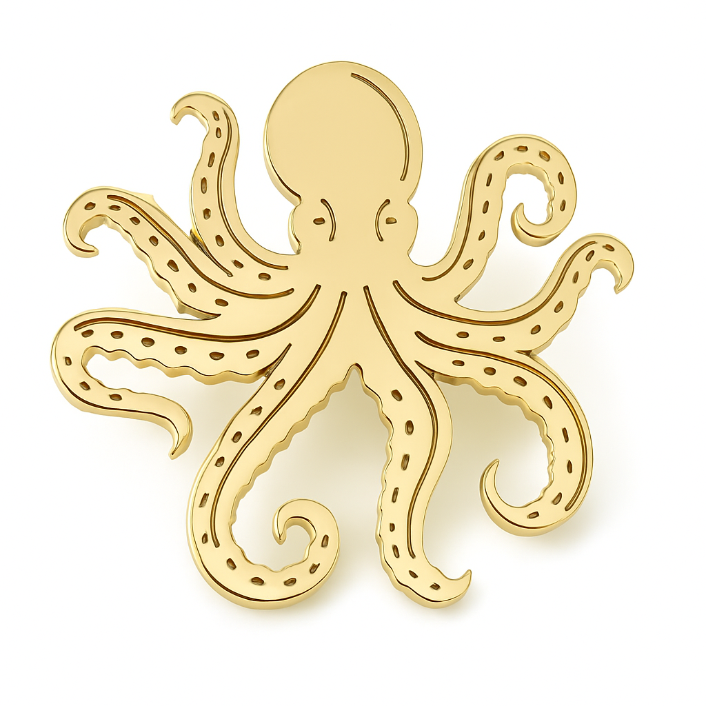 Broche pieuvre