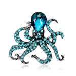 Broche pieuvre scintillante - Vignette | Brochiva