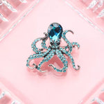 Broche pieuvre scintillante - Vignette | Brochiva