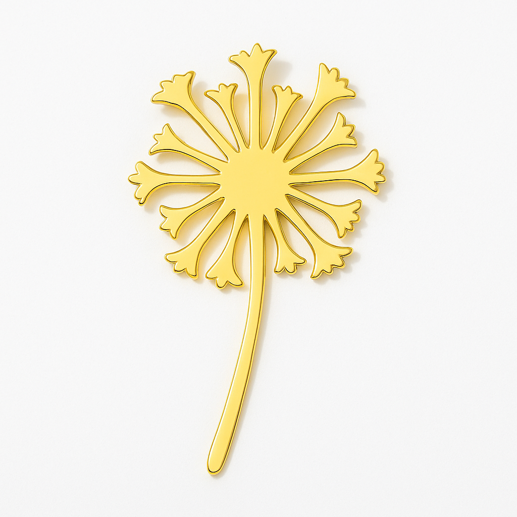 Broche pissenlit