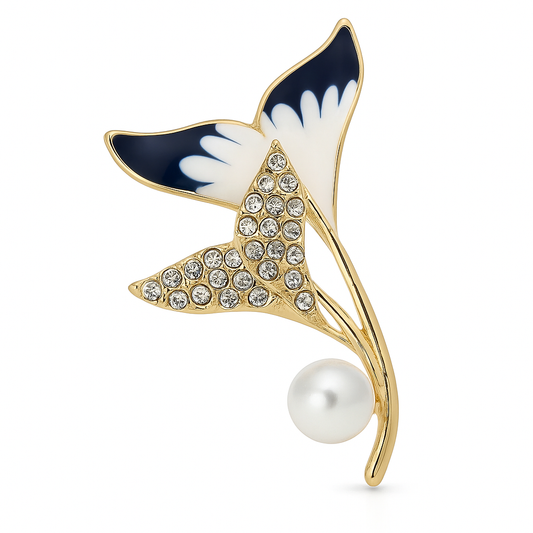 Broche queue de baleine