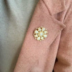 Broche rosace perlée - Vignette | Brochiva