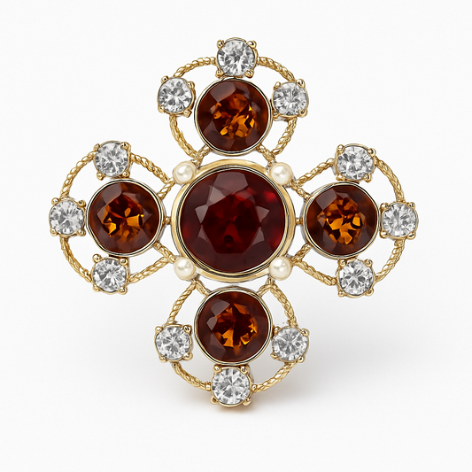 Broche rubis prestige
