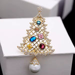 Broche sapin joyau - Vignette | Brochiva