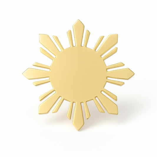 Broche soleil