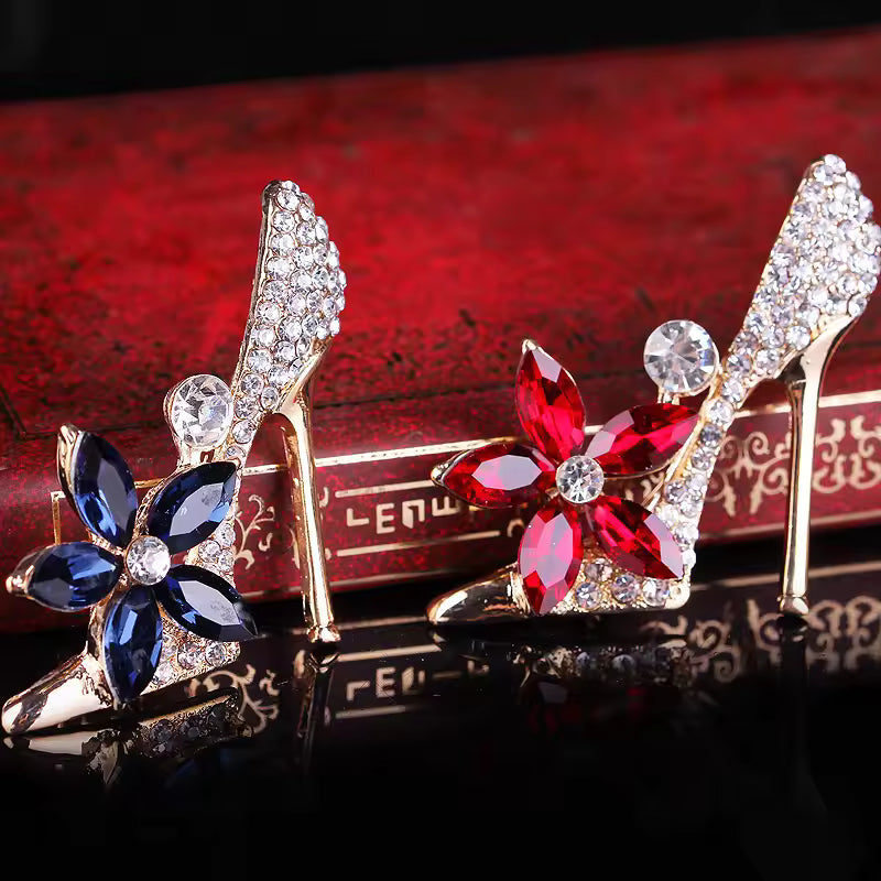 Broche talon photo