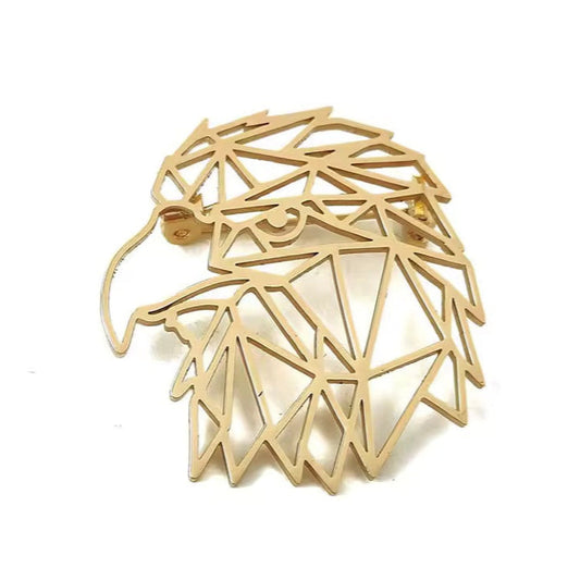 Broche tête d’aigle