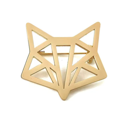 Broche tête de loup
