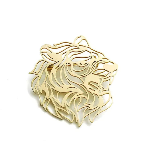 Broche tigre ajouré